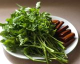 水芹菜炒豆乾的食譜步驟1照片
