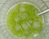 Foto langkah ke 3 dari resep Es melon serut selasih.