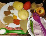 A picture of step 9 of Dahi vada aloo dum.