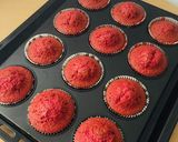 Vörösbársony (red velvet) muffin recept fázis 5 fotója