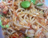 Foto langkah ke 6 dari resep Spaghetti Bumbu Balado Pete Telor.
