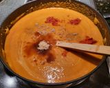 A picture of step 5 of Creamy Thai Carrot Soup w/ Basil.