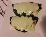 Foto del paso 5 de la receta: Crepes de acelga con relleno de pollo y choclo y salsa 4 quesos
