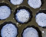 Foto langkah ke 4 dari resep Serabi Bunga Telang / Butterfly Pea Flowers.