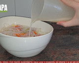Foto del paso 9 de la receta: Ensalada china con salsa blanca agridulce