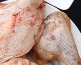 A picture of step 1 of Peppered chicken/ soyayyar kaza mai yaji.