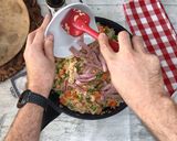 Foto del paso 8 de la receta Arroz oriental tres delicias
