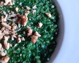 Foto del passaggio 6 della ricetta Riso con cimammarelle e noci