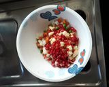 A picture of step 5 of Russian Salad.