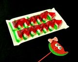 عکس مرحله 5 از دستور ژله هندوانه یلدایی
