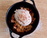 Foto del paso 11 de la receta: Crumble de frutas con helado de avellanas