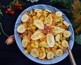 A picture of step 4 of Fruits Chaat 🍎🥝🍊🍇🍌👌😋😋.