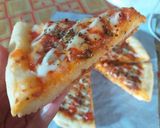 Foto langkah ke 9 dari resep Pizza Teflon, Ulen 3 menit Awet Empuk.
