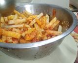 A picture of step 1 of Air Fryer Crispy Honey Chilli Potato Fry.