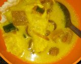 Foto langkah ke 8 dari resep Soto Kikil Kuah Santan Pedas.