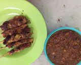 Foto langkah ke 7 dari resep Sate Ambal khas Kebumen (pake teflon).