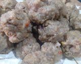 A picture of step 2 of Plantain and eggs sauce.