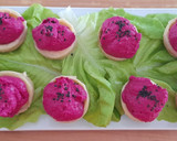 Foto del paso 3 de la receta: Alcachofas rellenas con hummus de betarraga