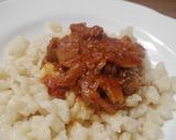 Gomba pörkölt recept fázis 3 fotója