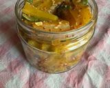 🇰🇷🌱 Koreai fermentált jégcsapretek saláta (Danmuji Muchim, 단무지 무침) recept fázis 3 fotója
