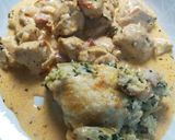 A picture of step 9 of Cheesy Sun-dried Tomato, Basil & Mozzarella Creamy Chicken.