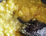 A picture of step 2 of Suji aamsatto (semolina mango papad) sweet.
