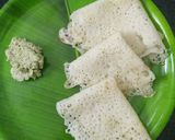 A picture of step 4 of Neer dosa.