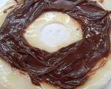 A picture of step 2 of Phyllo Chocolate Doughnuts #SahDessert.