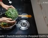 A picture of step 2 of Aloo Methi ke Sabji.