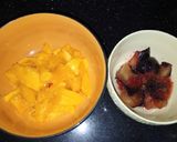 A picture of step 1 of Mango Magic.