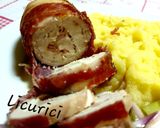 Pas rețetă Rulouri de pui cu cașcaval învelite în bacon 5 fotografie