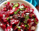 A picture of step 3 of Beetroot Poriyal.