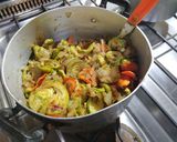 Foto del paso 2 de la receta: Pastel de zuchinis y zanahorias