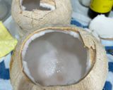 Hình bước làm 1 của món Rau Câu Trái Dừa