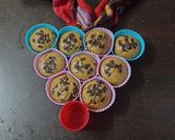 A picture of step 8 of Choco chip Chocolate cupcakes.