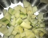 A picture of step 1 of Instant mango pickle.