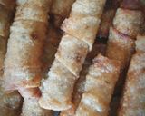 صورة لخطوة 4 من وصفة لفائف الدجاج المقلية (Chicken roll)