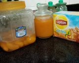 Hình bước làm 3 của món Đào ngâm làm trà đào