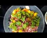 A picture of step 2 of Mango peach salad 🥗 😋.
