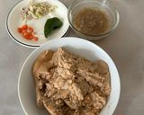 Foto langkah ke 1 dari resep Abon Salmon (sisa bikin Kaldu).