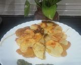 A picture of step 7 of Sliced Potato Chila.