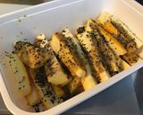 Une image de l'étape 5 de Courgettes jaunes marinées grillées aux graines de nigelle (recette plancha).