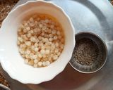 A picture of step 1 of Fried masala sago (sabudana).