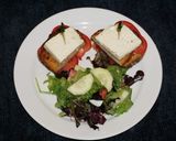 Foto del paso 5 de la receta: ESCALOPAS O MILANESA DE POLLO CON QUESO DE CABRA. JON STYLE