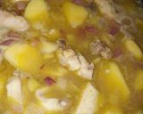 A picture of step 3 of Potato and Chicken Soup.