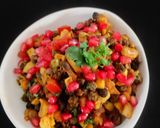 A picture of step 4 of Kala chana chaat.