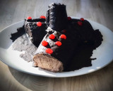 Foto del paso 12 de la receta: 🎄🎅🏻 Tronco dulce de Navidad de trufa 🎅🏻🎄