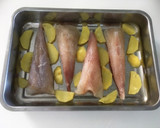 Foto del paso 1 de la receta: Colas de rape en salsa verde al horno