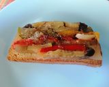 A picture of step 15 of Crispy Ratatouille Terrine Toasts.