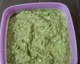A picture of step 2 of Pudina chutney.